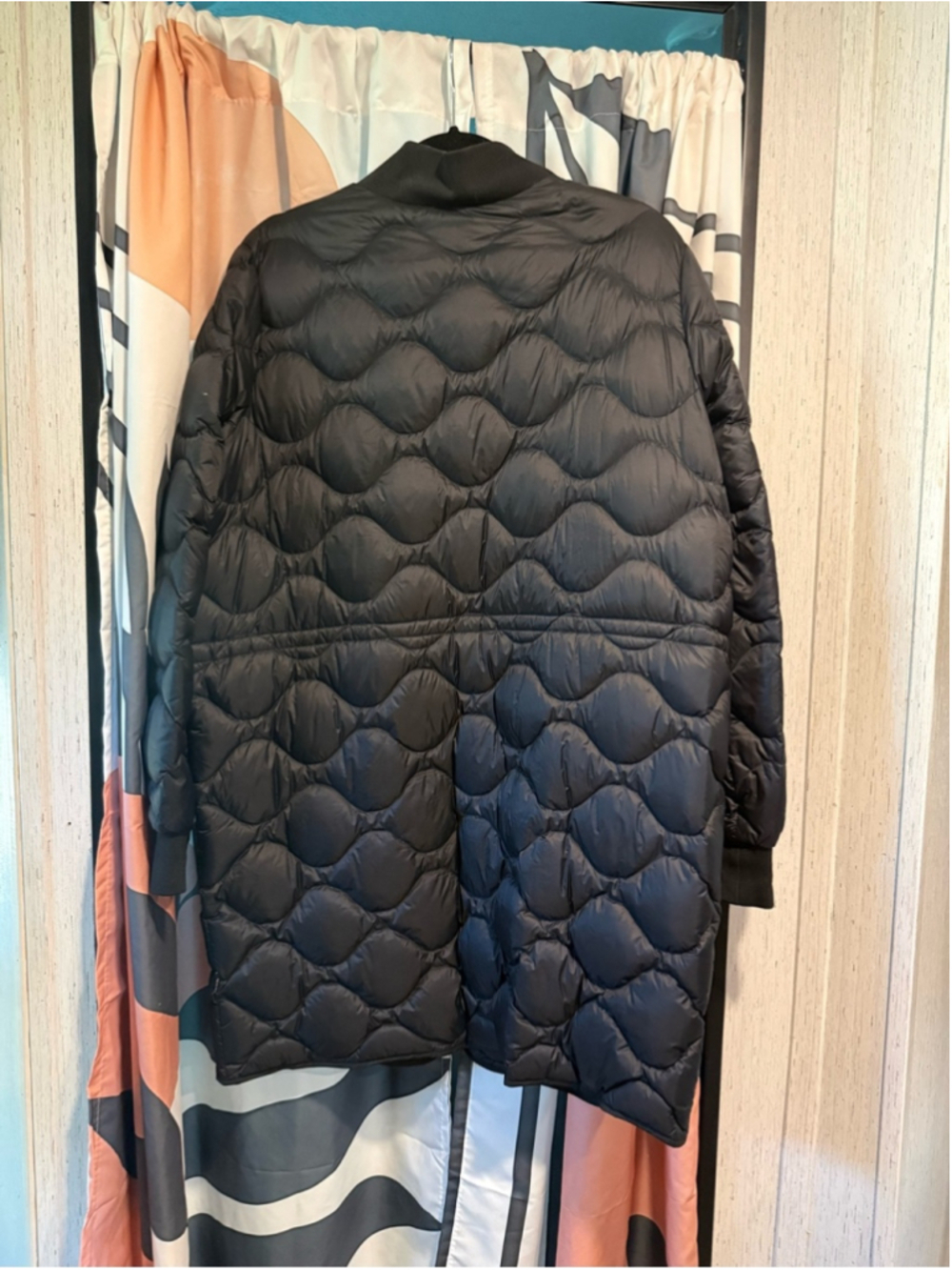 Eddie Bauer Women's Black Quilted Long Puffer Coat - Picture 6 of 7